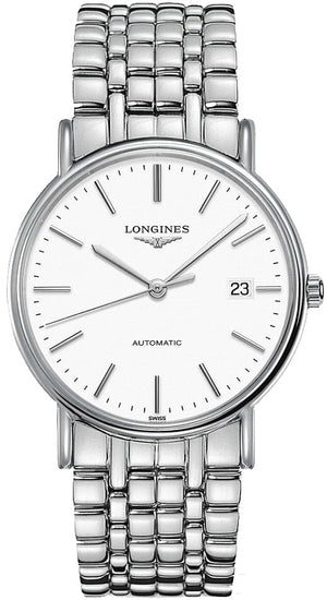 Buy Shop Longines Presence 38.5mm Automatic Stainless Steel Watch for Men - L4.921.4.12.6 USA Online
