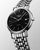Buy Shop Longines Presence 38.5mm Automatic Stainless Steel Watch for Men - L4.921.4.52.6 USA Online