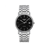 Buy Shop Longines Presence 38.5mm Automatic Stainless Steel Watch for Men - L4.921.4.52.6 USA Online