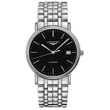 Buy Shop Longines Presence 38.5mm Automatic Stainless Steel Watch for Men - L4.921.4.52.6 USA Online