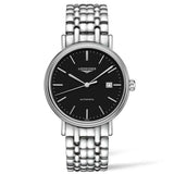 Buy Shop Longines Presence 38.5mm Automatic Stainless Steel Watch for Men - L4.921.4.52.6 USA Online