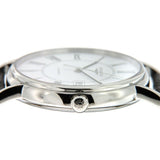 Buy Shop Longines Presence 38.5mm Automatic White Dial Black Leather Strap Watch for Men - L4.921.4.11.2 USA Online
