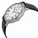 Buy Shop Longines Presence 38.5mm Automatic White Dial Black Leather Strap Watch for Men - L4.921.4.11.2 USA Online
