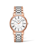 Buy Shop Longines Presence 38.5mm Automatic White Dial Two Tone Steel Strap Watch for Men - L4.921.1.11.7 USA Online