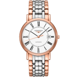 Buy Shop Longines Presence 38.5mm Automatic White Dial Two Tone Steel Strap Watch for Men - L4.921.1.11.7 USA Online