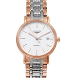 Buy Shop Longines Presence 38.5mm Automatic White Dial Two Tone Steel Strap Watch for Men - L4.921.1.12.7 USA Online