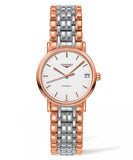 Buy Shop Longines Presence 38.5mm Automatic White Dial Two Tone Steel Strap Watch for Men - L4.921.1.12.7 USA Online
