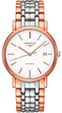 Buy Shop Longines Presence 38.5mm Automatic White Dial Two Tone Steel Strap Watch for Men - L4.921.1.12.7 USA Online