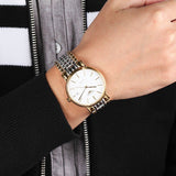 Buy Shop Longines Presence 38.5mm Automatic White Dial Two Tone Steel Strap Watch for Men - L4.921.2.12.7 USA Online