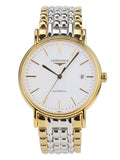Buy Shop Longines Presence 38.5mm Automatic White Dial Two Tone Steel Strap Watch for Men - L4.921.2.12.7 USA Online