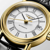 Buy Shop Longines Presence Automatic White Dial Black Watch for Women - L4.321.2.11.2 USA Online