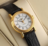Buy Shop Longines Presence Automatic White Dial Black Watch for Women - L4.321.2.11.2 USA Online