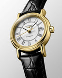 Buy Shop Longines Presence Automatic White Dial Black Watch for Women - L4.321.2.11.2 USA Online