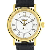 Buy Shop Longines Presence Automatic White Dial Black Watch for Women - L4.321.2.11.2 USA Online
