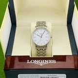 Buy Shop Longines Presence Automatic White Dial Silver Steel Strap Watch for Men - L4.921.4.12.6 USA Online