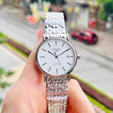 Buy Shop Longines Presence Automatic White Dial Silver Steel Strap Watch for Men - L4.921.4.12.6 USA Online