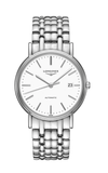 Buy Shop Longines Presence Automatic White Dial Silver Steel Strap Watch for Men - L4.921.4.12.6 USA Online