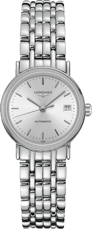 Buy Shop Longines Presence 25.5mm Automatic Stainless Steel Watch for Women - L4.321.4.72.6 USA Online