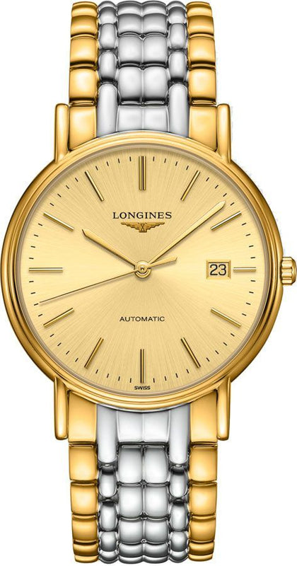 Buy Shop Longines Presence 38.5mm Automatic Stainless Steel Watch for Men - L4.921.2.32.7 USA Online