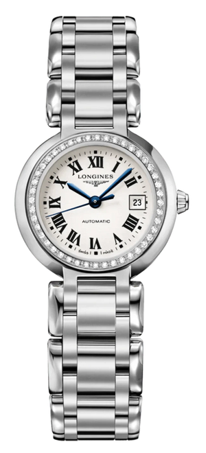 Buy Shop Longines PrimaLuna 26.5mm Automatic Stainless Steel Watch for Women - L8.111.0.71.6 USA Online
