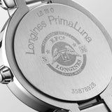 Buy Shop Longines PrimaLuna 26.5mm Automatic White Mother of Pearl Dial Silver Stainless Steel Watch for Women - L8.111.0.87.6 USA Online