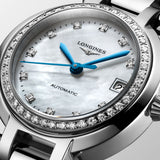 Buy Shop Longines PrimaLuna 26.5mm Automatic White Mother of Pearl Dial Silver Stainless Steel Watch for Women - L8.111.0.87.6 USA Online