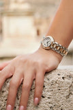Buy Shop Longines PrimaLuna Automatic 26.5mm Silver Dial Two Tone Steel Strap Watch for Women - L8.111.5.78.6 USA Online