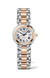 Buy Shop Longines PrimaLuna Automatic 26.5mm Silver Dial Two Tone Steel Strap Watch for Women - L8.111.5.78.6 USA Online
