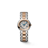 Buy Shop Longines PrimaLuna Automatic 26.5mm Silver Dial Two Tone Steel Strap Watch for Women - L8.111.5.78.6 USA Online