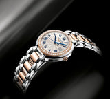 Buy Shop Longines PrimaLuna Automatic Diamond 26.5mm Silver Dial Two Tone Steel Strap Watch for Women - L8.111.5.79.6 USA Online