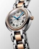 Buy Shop Longines PrimaLuna Automatic Diamond 26.5mm Silver Dial Two Tone Steel Strap Watch for Women - L8.111.5.79.6 USA Online