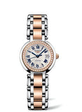 Buy Shop Longines PrimaLuna Automatic Diamond 26.5mm Silver Dial Two Tone Steel Strap Watch for Women - L8.111.5.79.6 USA Online