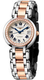 Buy Shop Longines PrimaLuna Automatic Diamond 26.5mm Silver Dial Two Tone Steel Strap Watch for Women - L8.111.5.79.6 USA Online