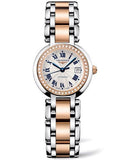 Buy Shop Longines PrimaLuna Automatic Diamond 26.5mm Silver Dial Two Tone Steel Strap Watch for Women - L8.111.5.79.6 USA Online