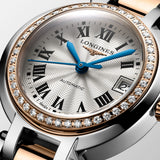 Buy Shop Longines PrimaLuna Automatic Diamond 26.5mm Silver Dial Two Tone Steel Strap Watch for Women - L8.111.5.79.6 USA Online