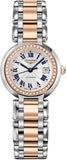 Buy Shop Longines PrimaLuna Automatic Diamond 26.5mm Silver Dial Two Tone Steel Strap Watch for Women - L8.111.5.79.6 USA Online