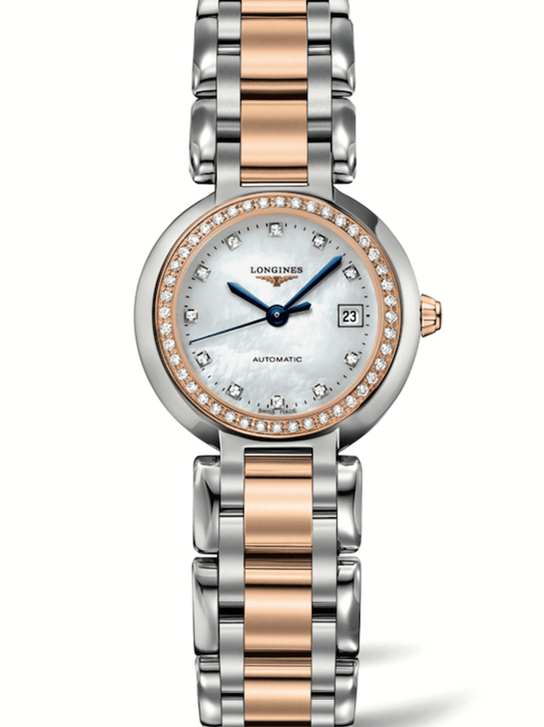 Buy Shop Longines PrimaLuna Automatic Diamond 26.5mm Watch for Women - L8.111.5.89.6 USA Online