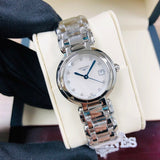 Buy Shop Longines PrimaLuna Mother of Pearl Dial Silver Steel Strap Watch for Women - L8.110.4.87.6 USA Online