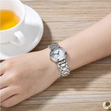 Buy Shop Longines PrimaLuna Mother of Pearl Dial Silver Steel Strap Watch for Women - L8.110.4.87.6 USA Online