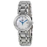 Buy Shop Longines PrimaLuna Mother of Pearl Dial Silver Steel Strap Watch for Women - L8.110.4.87.6 USA Online