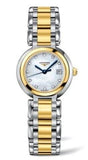 Buy Shop Longines PrimaLuna Quartz Diamonds Mother of Pearl Dial Two Tone Steel Strap Watch for Women - L8.110.5.93.6 USA Online