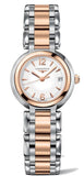 Buy Shop Longines PrimaLuna Quartz White Dial Two Tone Steel Strap Watch for Women - L8.110.5.16.6 USA Online