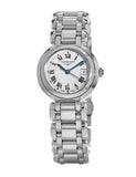 Buy Shop Longines PrimaLuna White Dial Silver Steel Strap Watch for Women - L8.110.4.71.6 USA Online