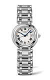 Buy Shop Longines PrimaLuna White Dial Silver Steel Strap Watch for Women - L8.110.4.71.6 USA Online