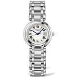 Buy Shop Longines PrimaLuna White Dial Silver Steel Strap Watch for Women - L8.110.4.71.6 USA Online