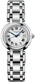 Buy Shop Longines PrimaLuna White Dial Silver Steel Strap Watch for Women - L8.110.4.71.6 USA Online