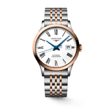 Buy Shop Longines Record Automatic 18K Pink Gold Watch for Men - L2.821.5.11.7 USA Online