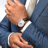 Buy Shop Longines Record Automatic Stainless Steel 18K Gold Watch for Men - L2.821.5.11.2 USA Online