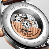 Buy Shop Longines Record Automatic Stainless Steel 18K Gold Watch for Men - L2.821.5.11.2 USA Online