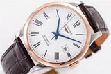 Buy Shop Longines Record Automatic Stainless Steel 18K Gold Watch for Men - L2.821.5.11.2 USA Online